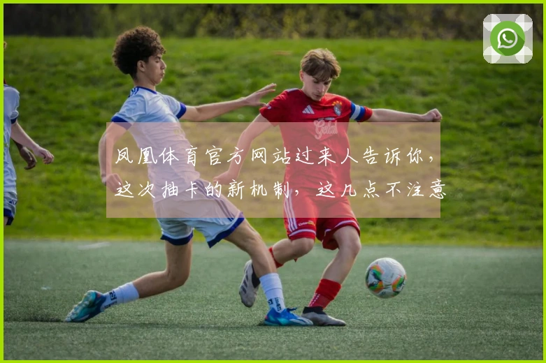 凤凰体育官方网站过来人告诉你，这次抽卡的新机制，这几点不注意，钱包又要空了